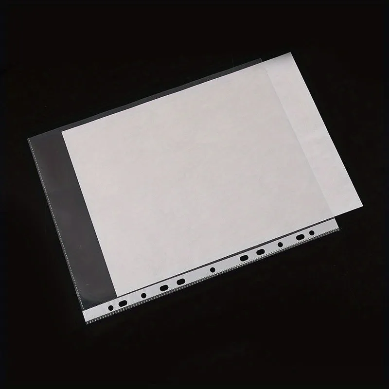 100x A4 Transparent Plastic File Folders  Office Supplies