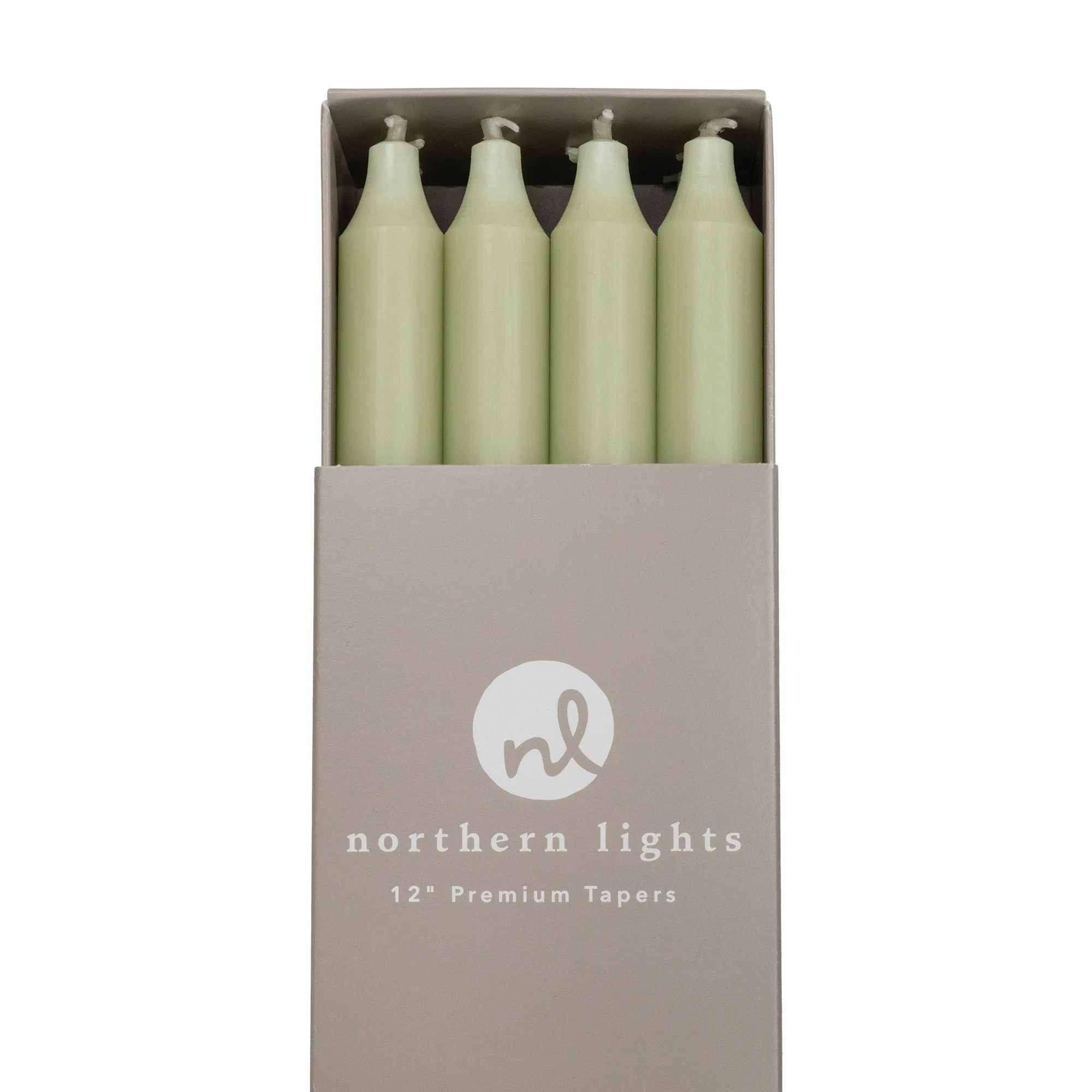 12" Tapers 12pk - Sage Green
