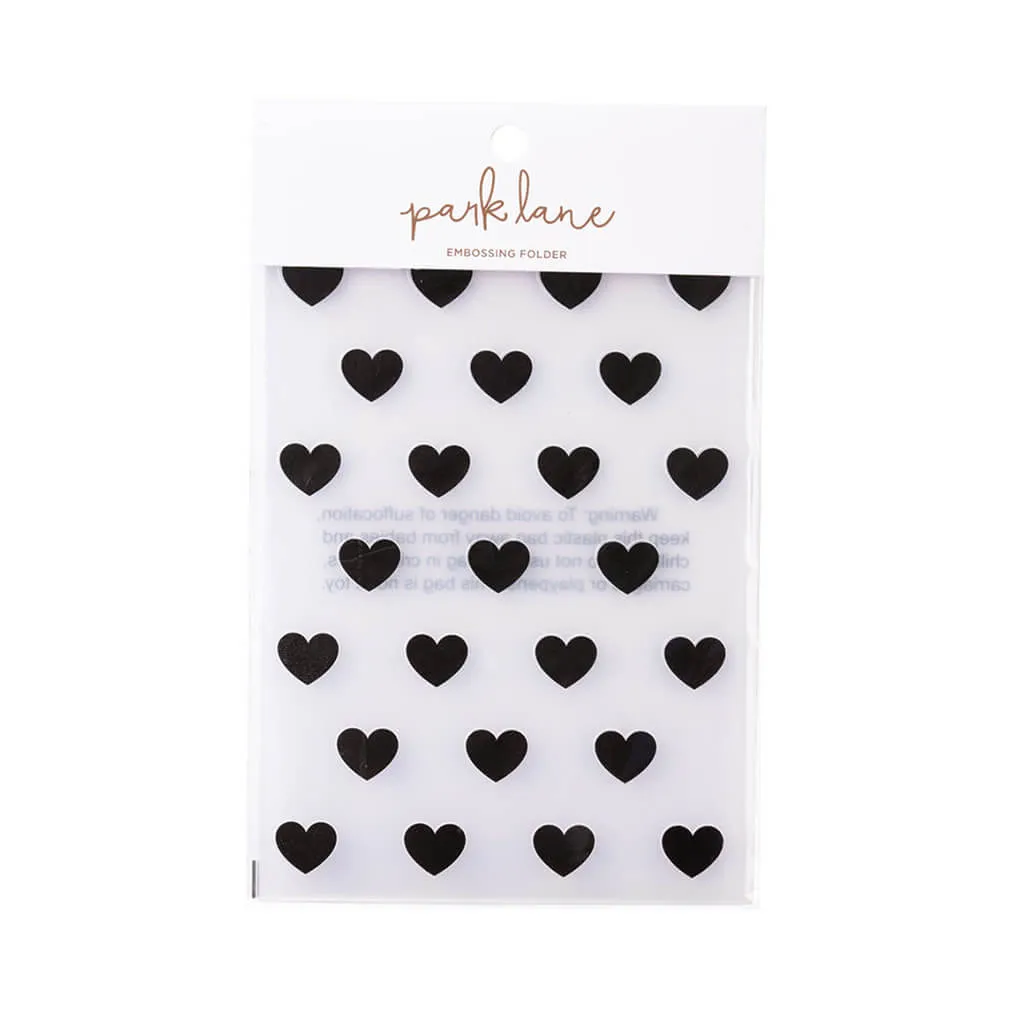 5x7 Embossing Folder Hearts