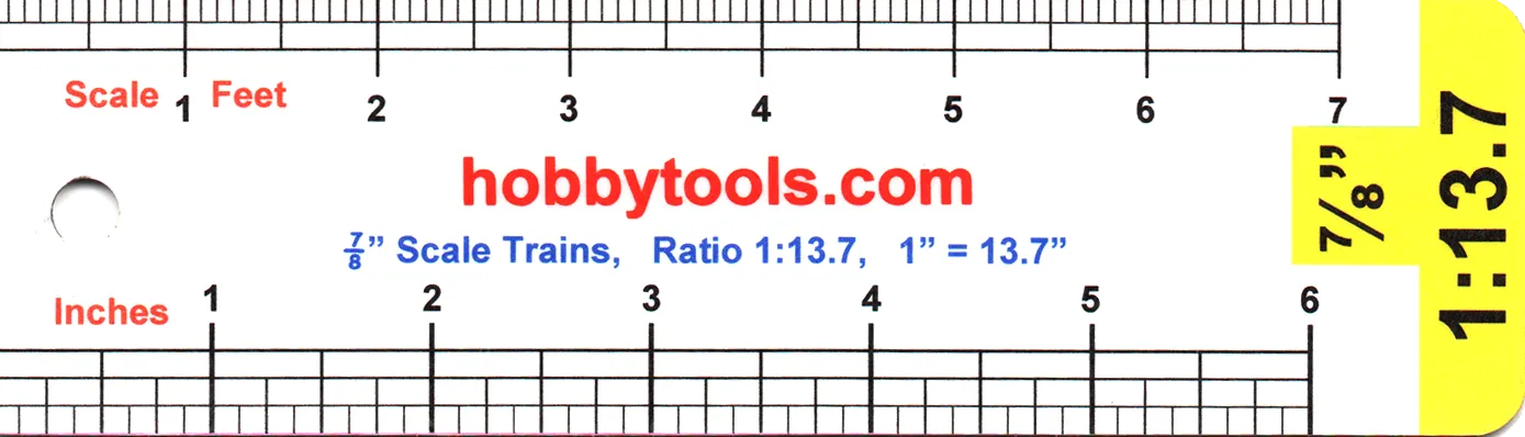 7" Scale Rulers