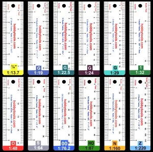 7" Scale Rulers
