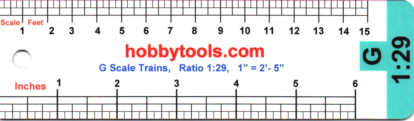 7" Scale Rulers