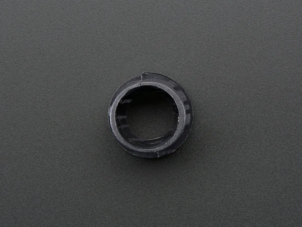 8mm Plastic Bevel LED Holder - Pack of 5