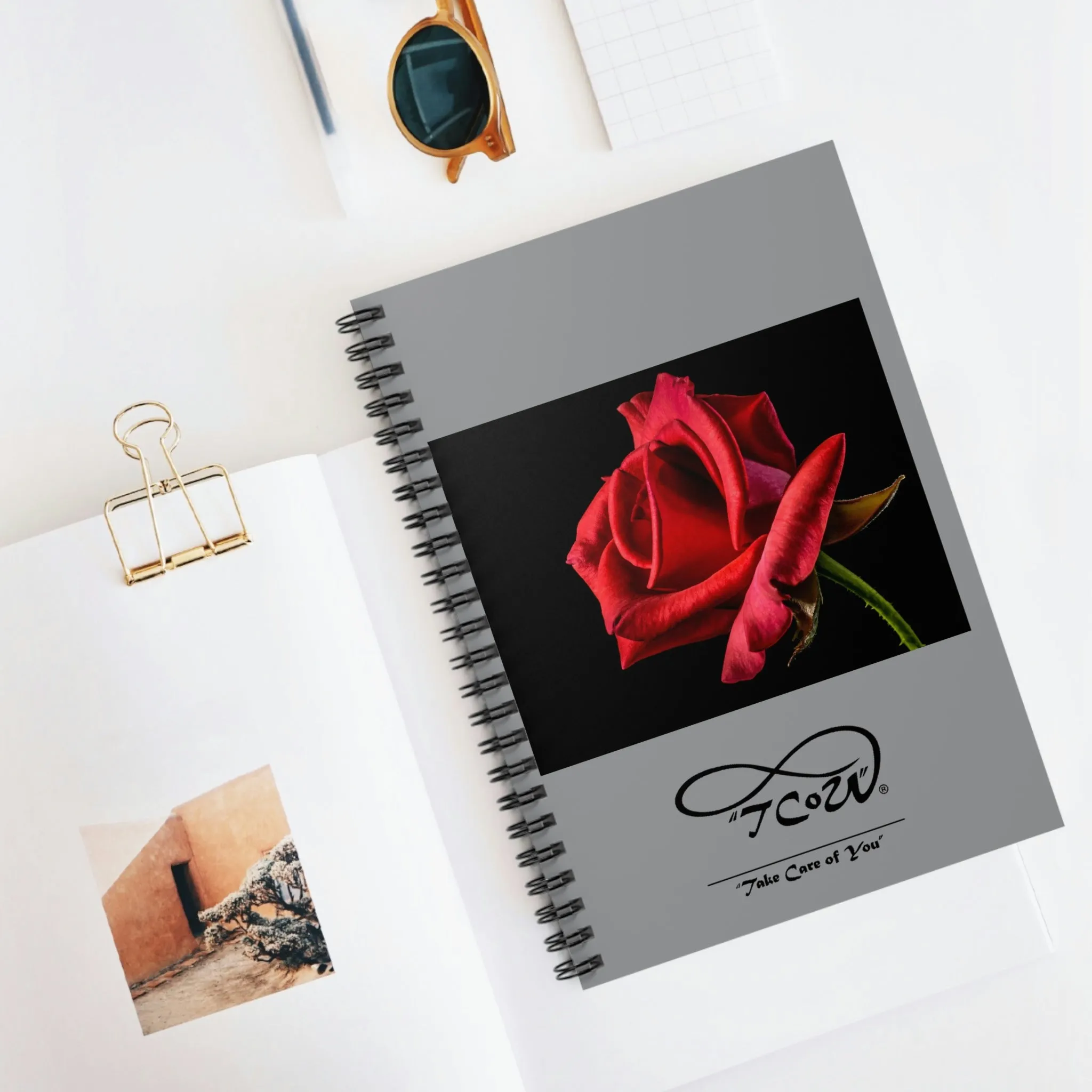 A Special Rose - Spiral Notebook - Ruled Line