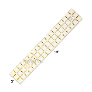 Acrylic Quilting Ruler Imperial - 18" x 3"