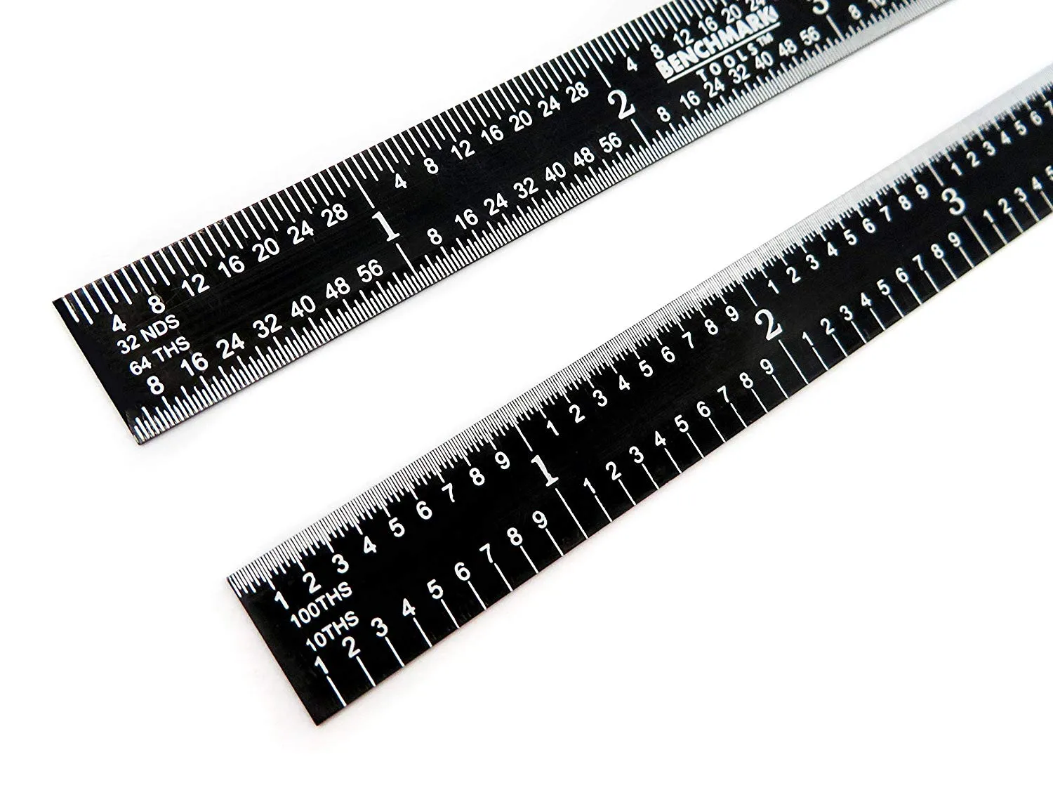 Benchmark Tools™ Flexible 6" 5R Black Chrome Machinist Rulers