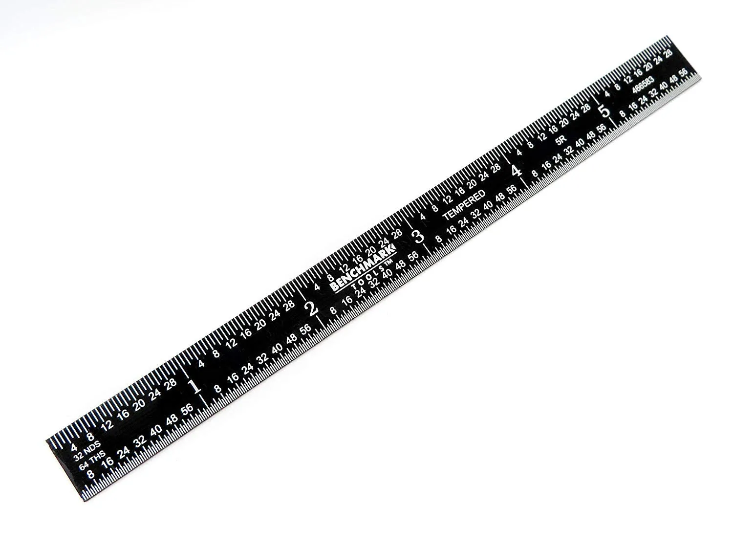 Benchmark Tools™ Flexible 6" 5R Black Chrome Machinist Rulers