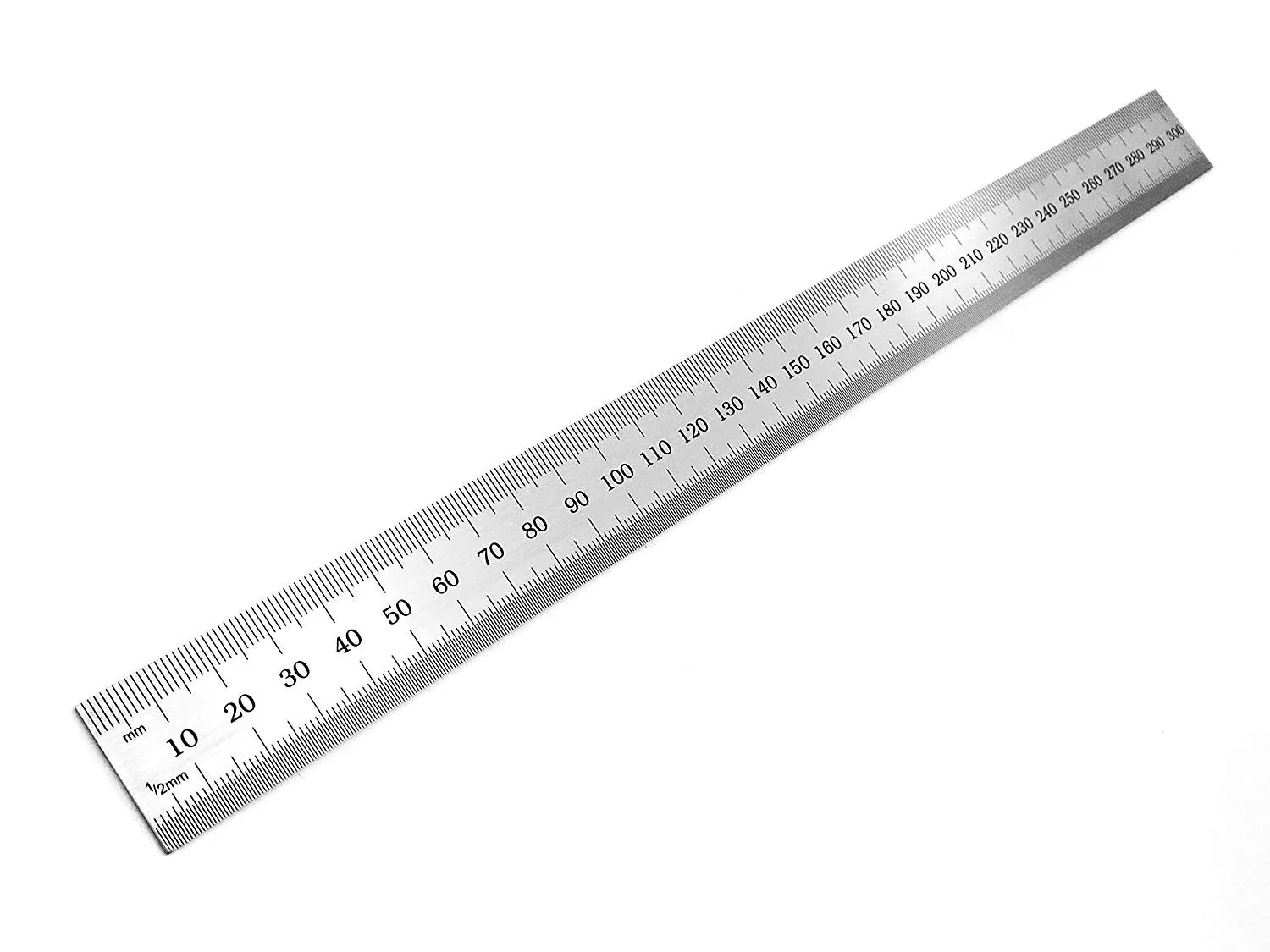 Benchmark Tools™ Rigid 300mm (12") English/Metric Satin Chrome Machinist Rulers