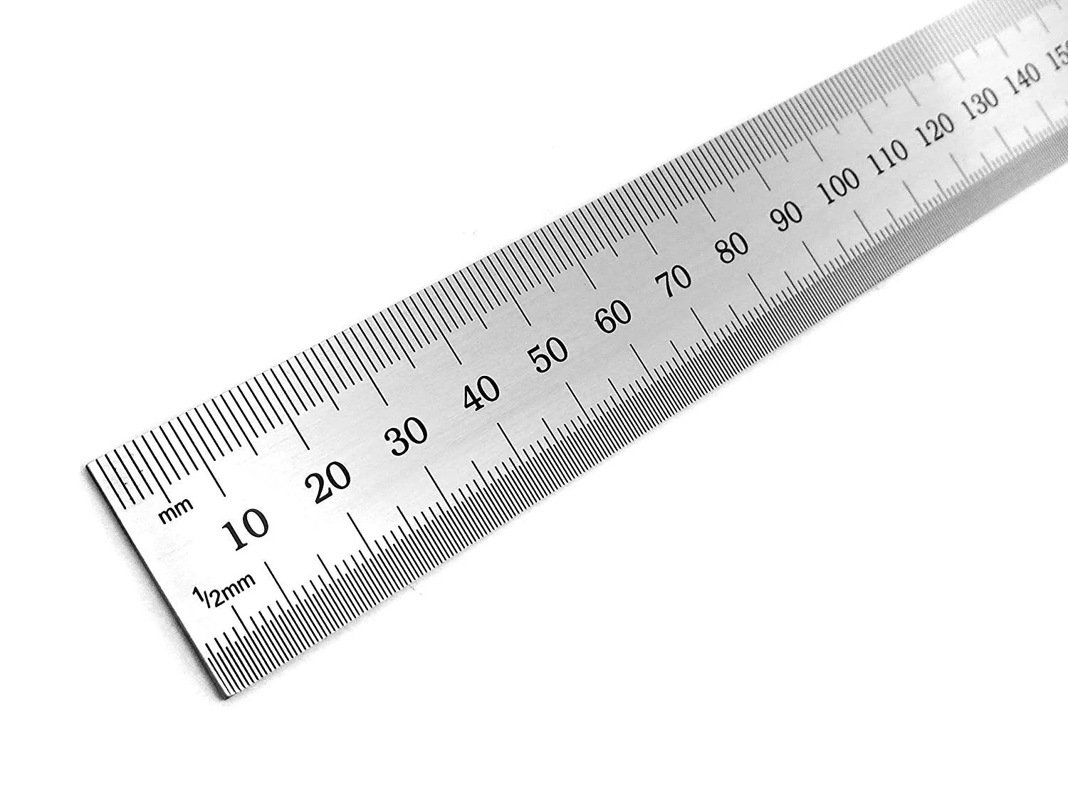 Benchmark Tools™ Rigid 300mm (12") English/Metric Satin Chrome Machinist Rulers