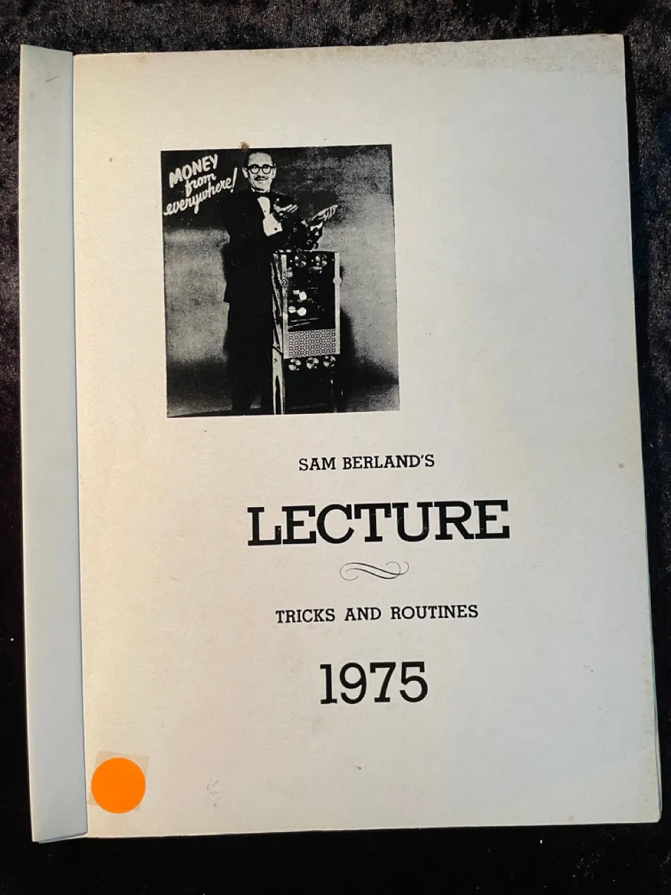 Berland's Lecture Notes 1975- Sam Berland