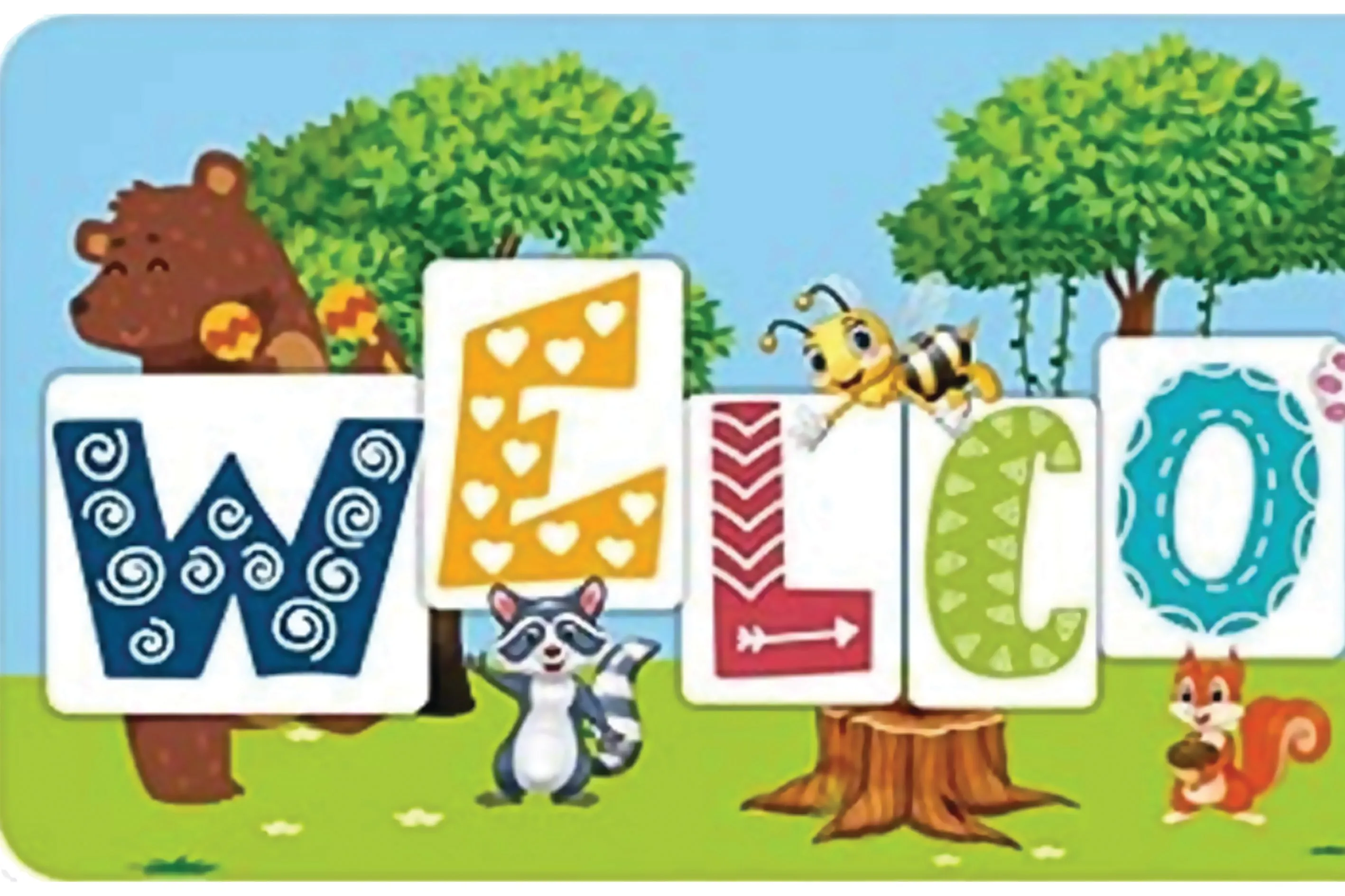 Camping Welcome Board Set