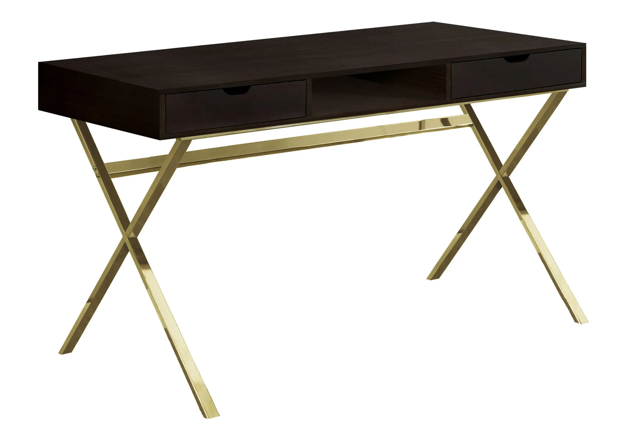 Computer Desk For Home Office, Laptop, Storage Drawers, Contemporary & Modern - Espresso by Couch.com