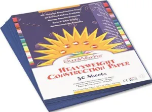 Construction Paper 58 Lbs. 9 X 12 Dark Blue 50 Sheets/Pack