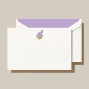 Crane Lilac Note Stationery