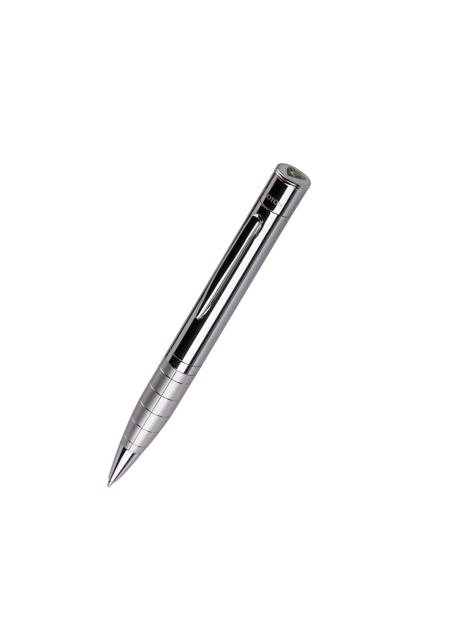 Croton Charger Power Bank 1,100MAH Ballpoint Silver Gray Pen