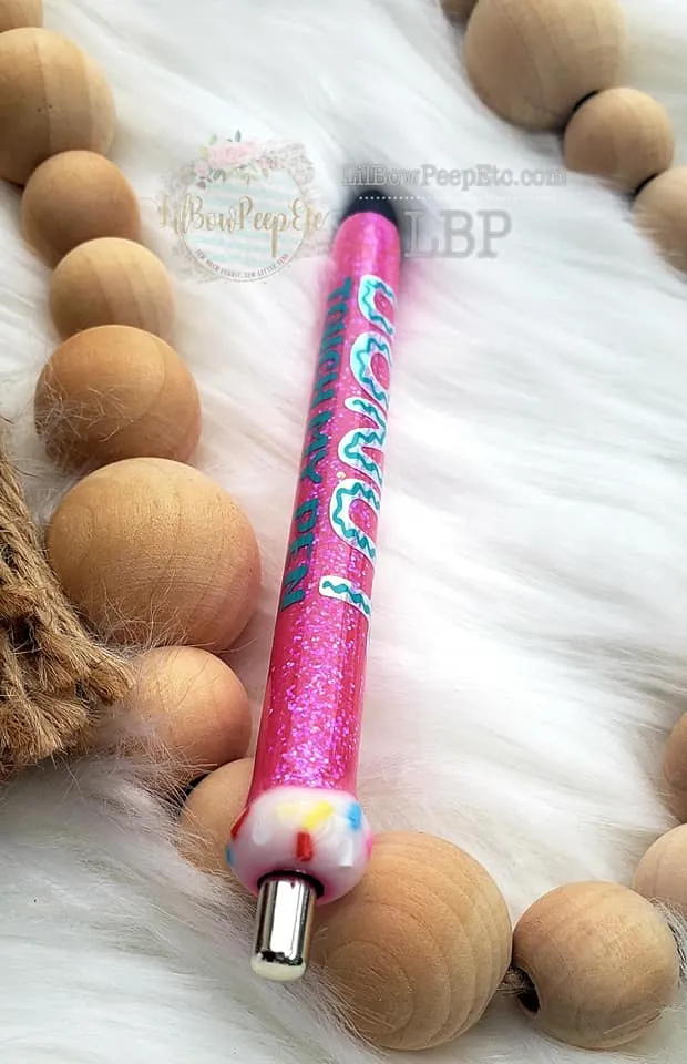 Custom Handmade Donut Touch My Pen
