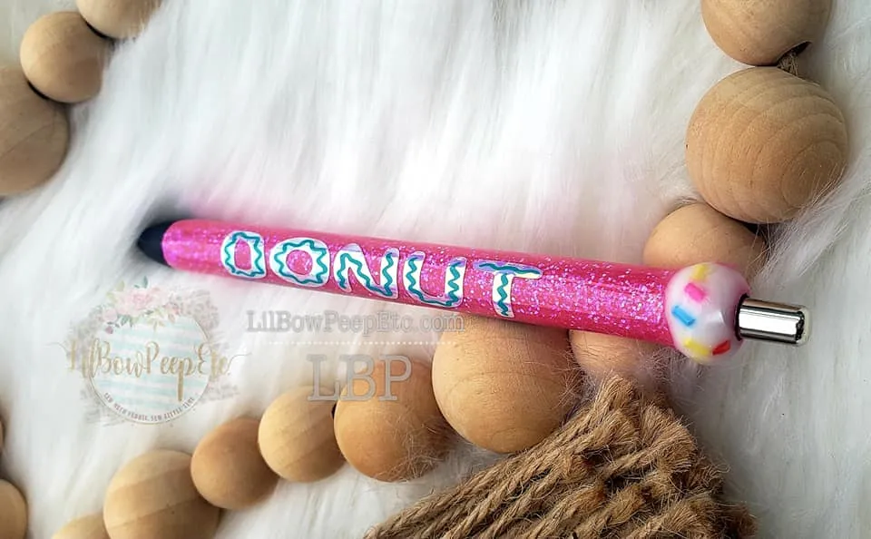 Custom Handmade Donut Touch My Pen