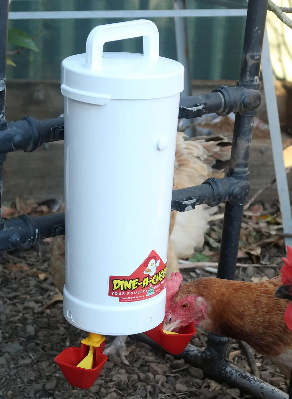 Dine-A-Chook Drinker with 2 Cups