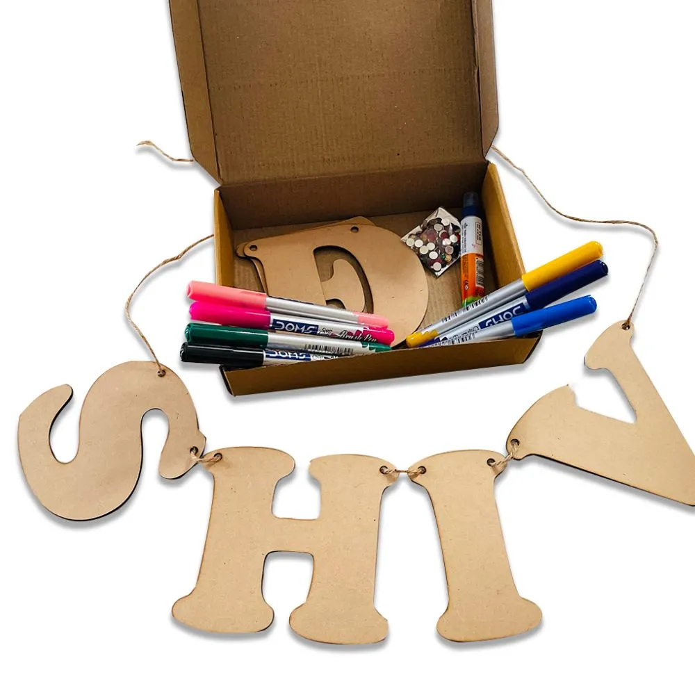 Diy Name Bunting Activity