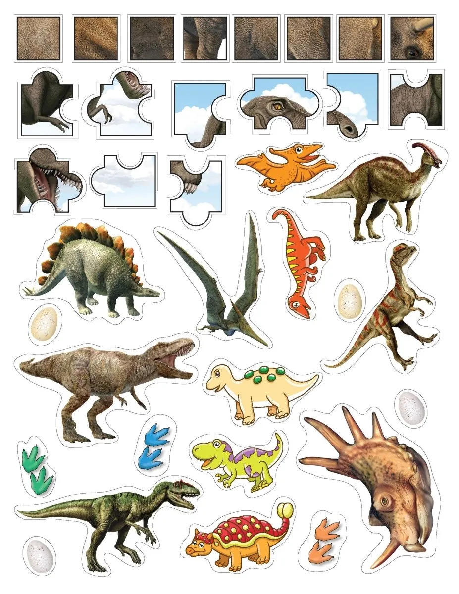 Dreamland Publications Sticker Activity Book- Dinosaurs