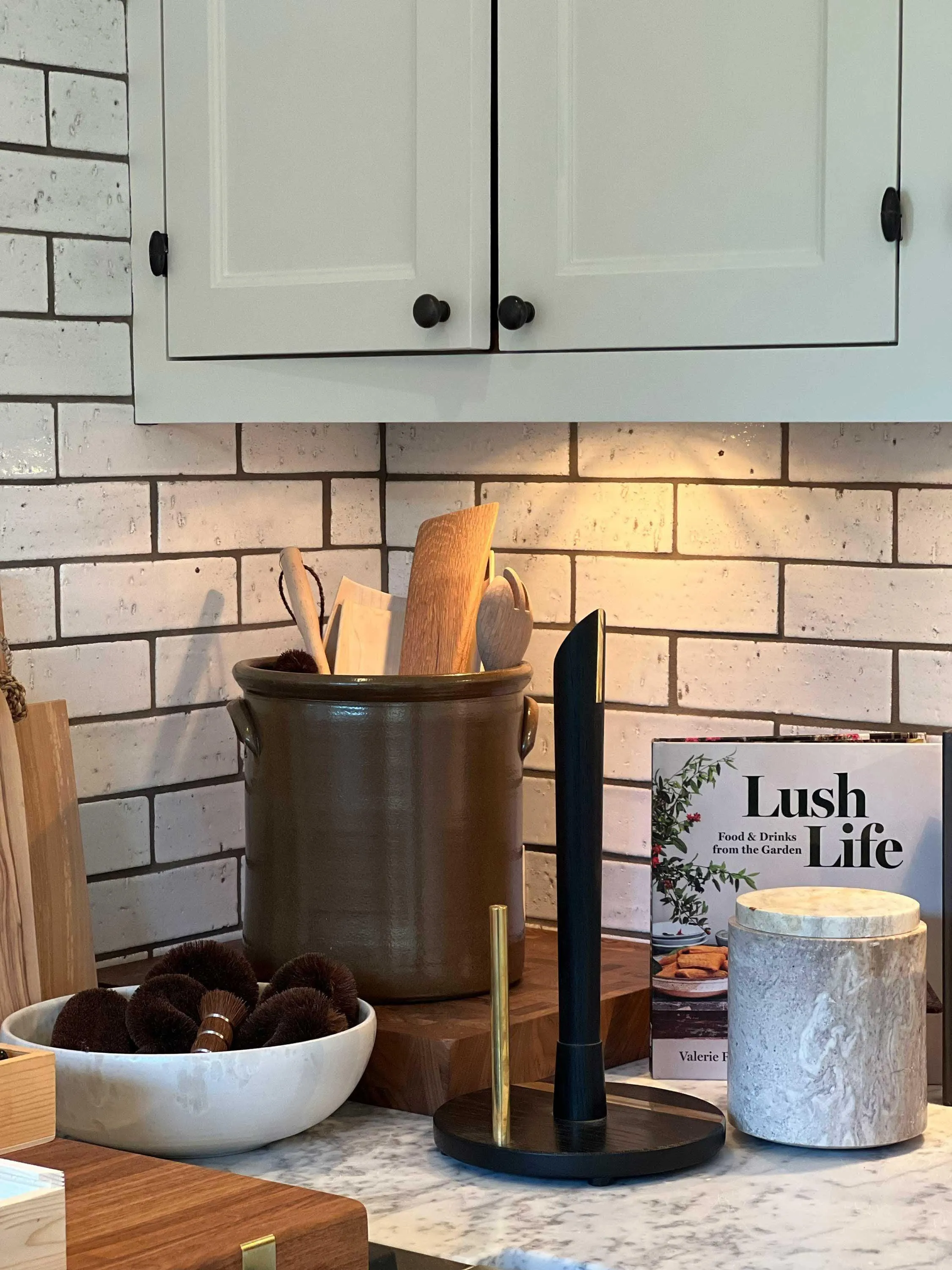 Ebonized Paper Towel Holder