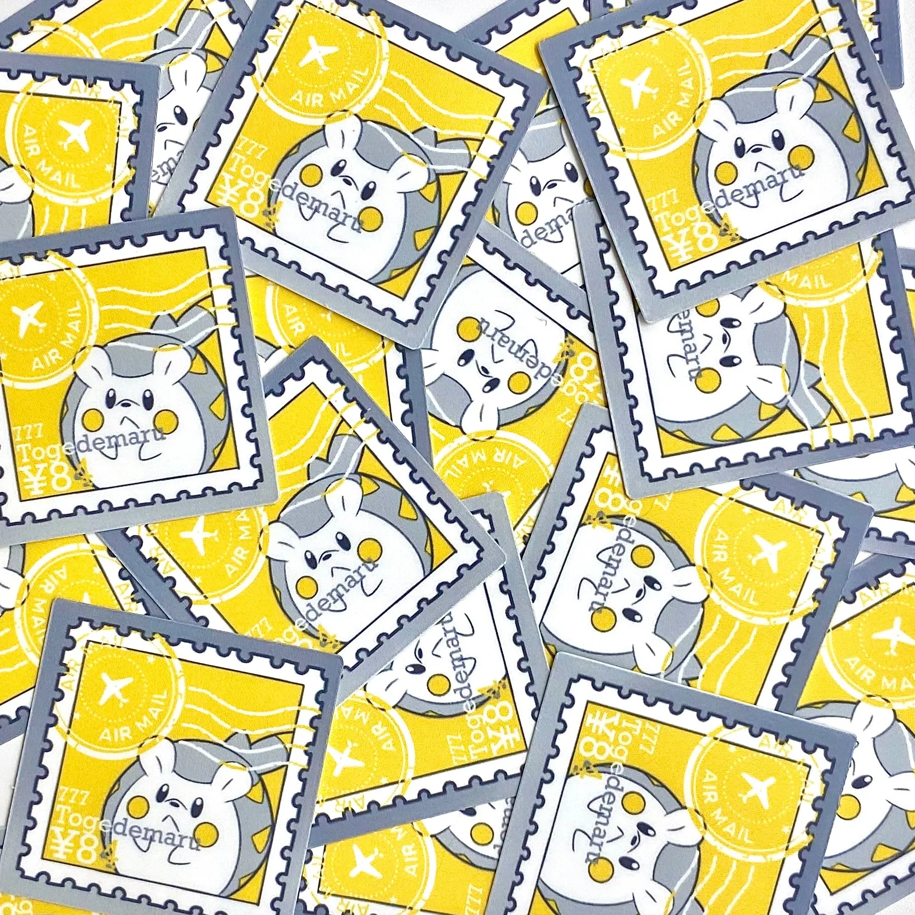 Electric Rats Pokepal Stamps (mockups) vinyl  sticker pack