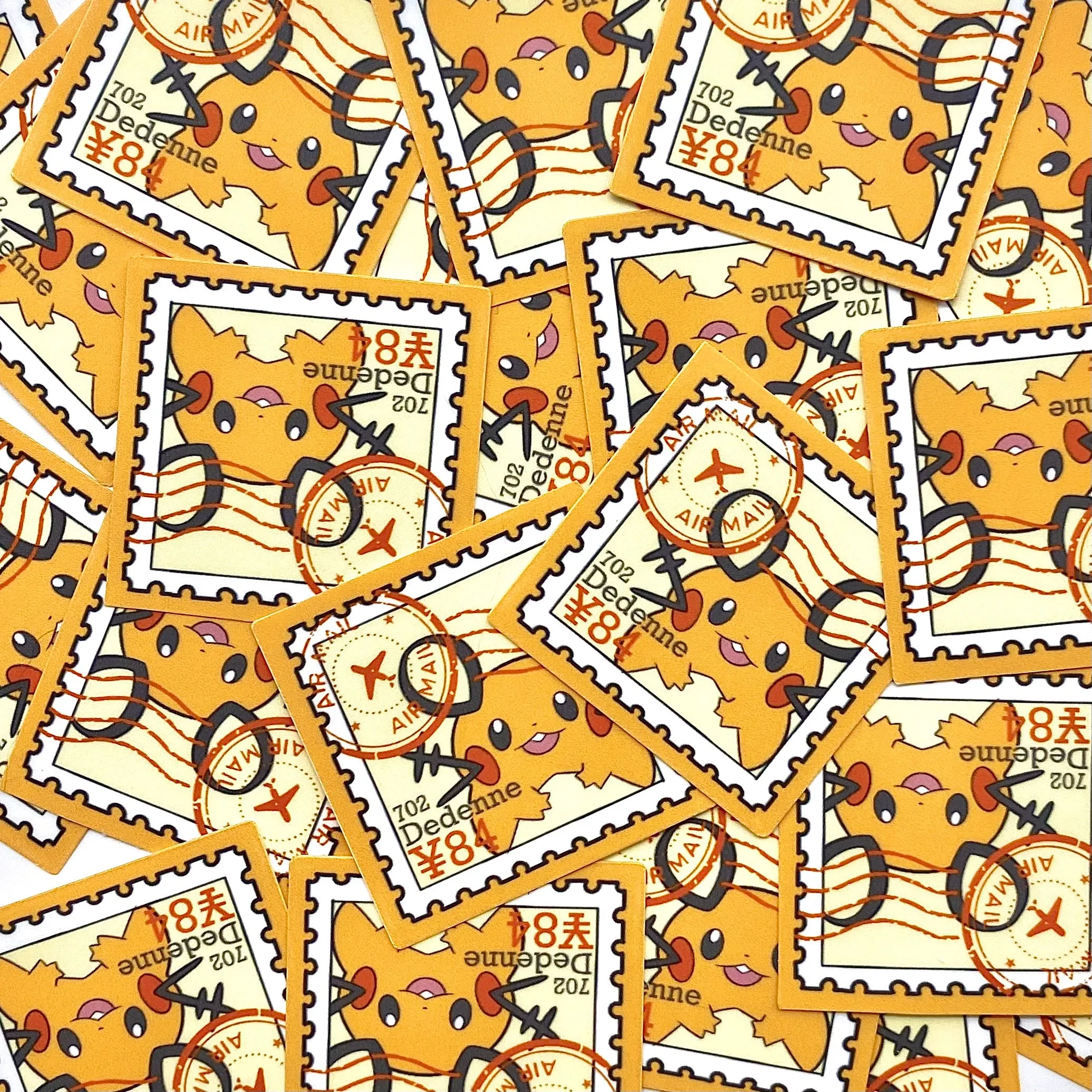 Electric Rats Pokepal Stamps (mockups) vinyl  sticker pack
