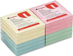 Fan-Folded Pop-Up Notes 3 X 3 4 Pastel Colors 12 100-Sheet Pads/Pack