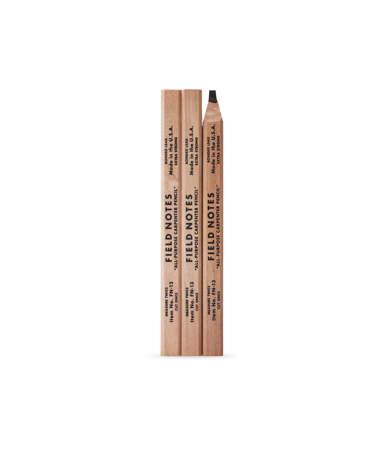 Field Notes Carpenter Pencil 3-Pack