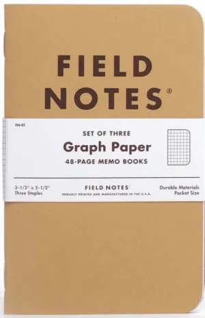 Field Notes Original Kraft Notebook  - 3 pack