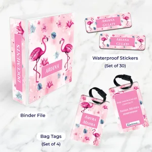 Flamingo Fiesta Stationery Set (kids)