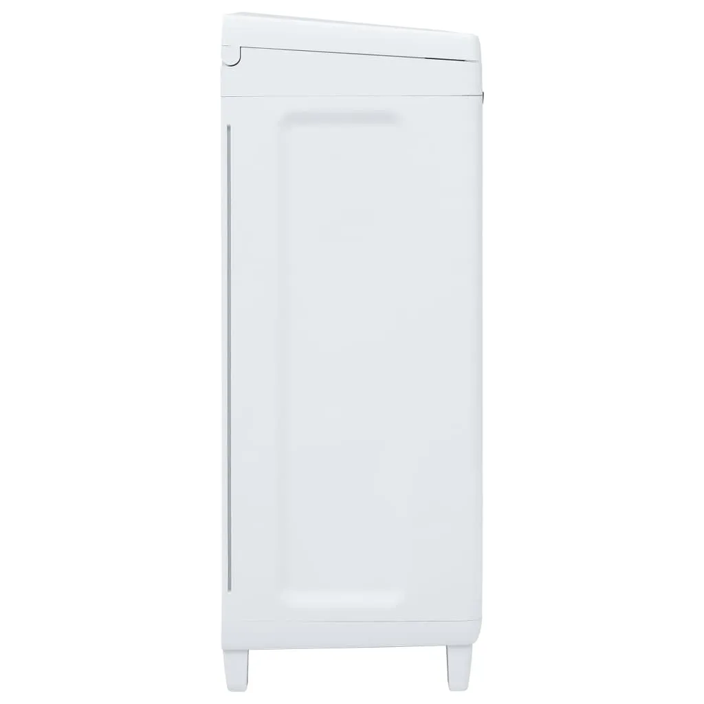 Garden Dustbin with 3 Bags Dark Grey 65x38x102 cm
