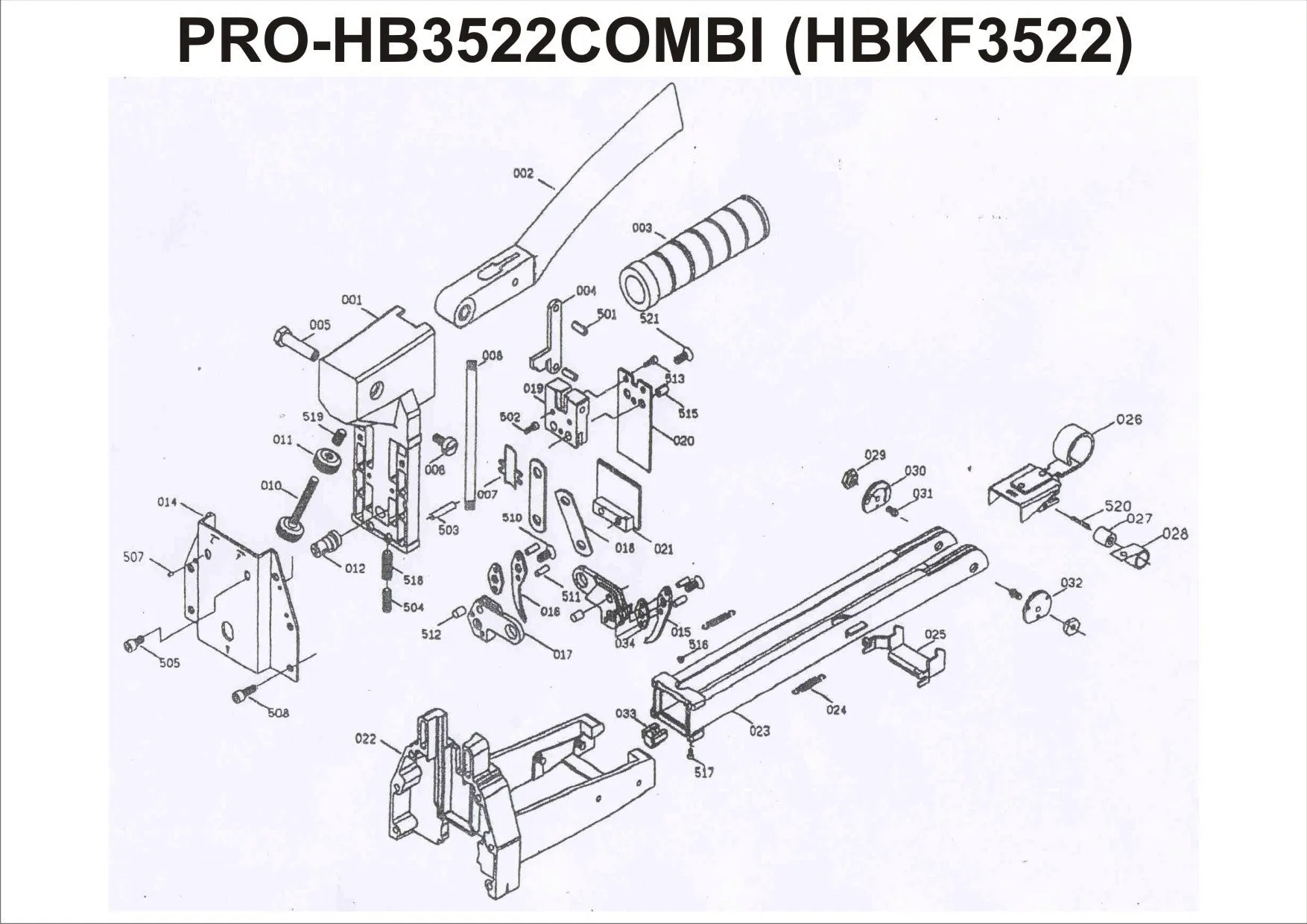 HAND BOXER KAYMO PRO-3522 COMBI 18/22