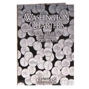 Harris Folder: State Quarters (50 openings) 2004-2008 #2581