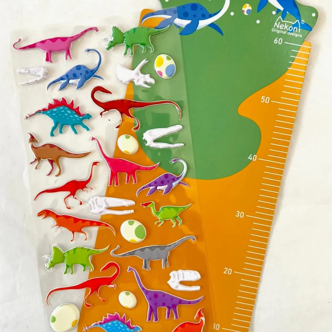 Kawaii Puffy Stickers Sheet