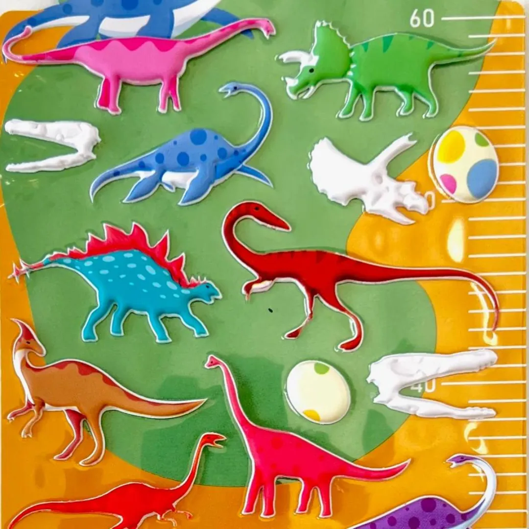 Kawaii Puffy Stickers Sheet