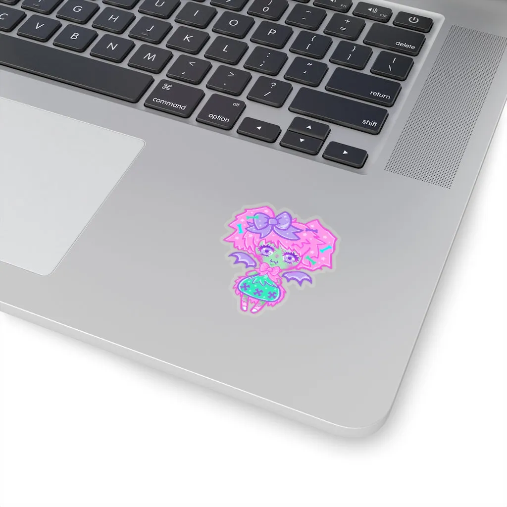 Kawaii Zombie Kiss-Cut Sticker