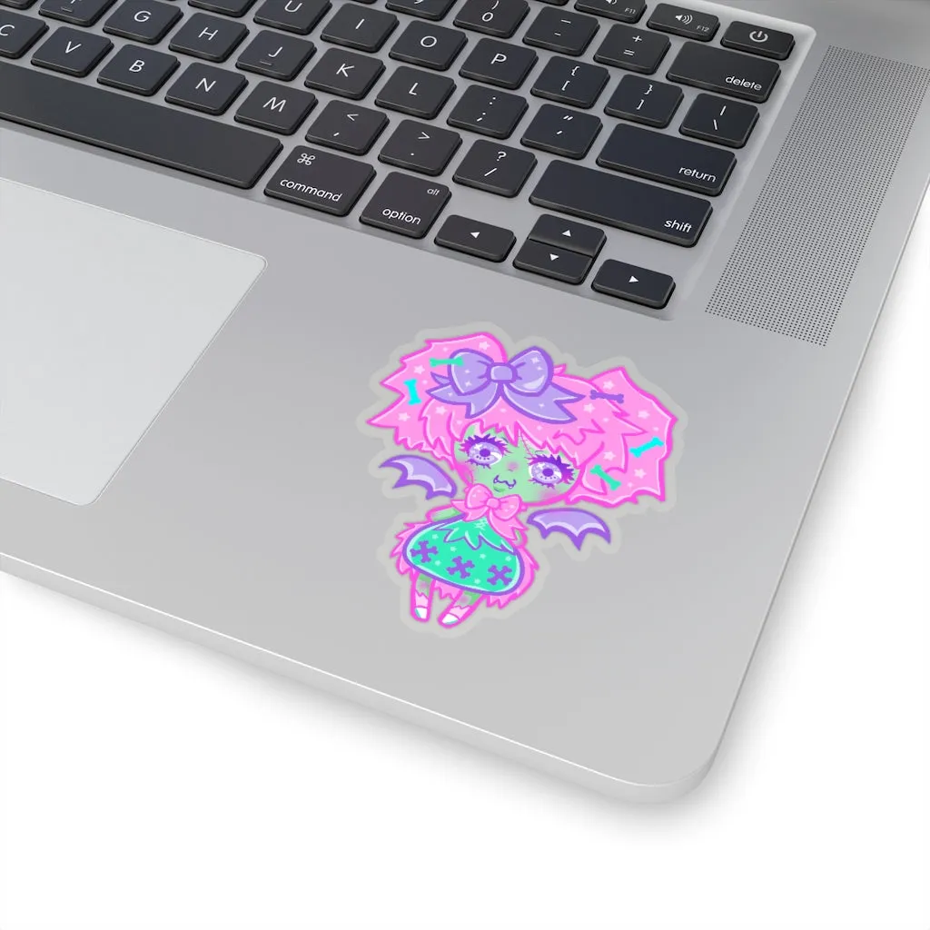 Kawaii Zombie Kiss-Cut Sticker