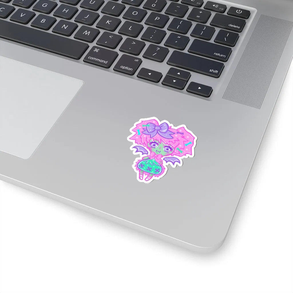 Kawaii Zombie Kiss-Cut Sticker