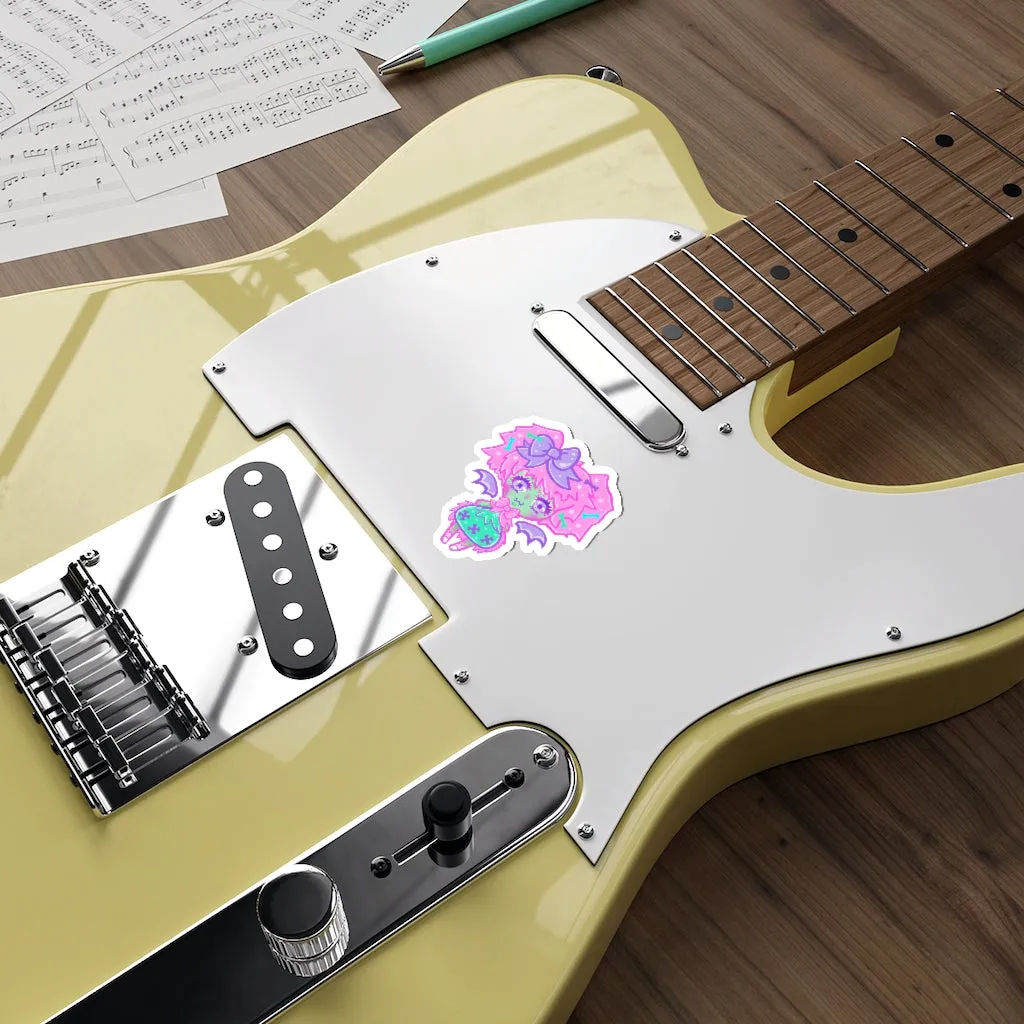 Kawaii Zombie Vinyl Die-Cut Sticker