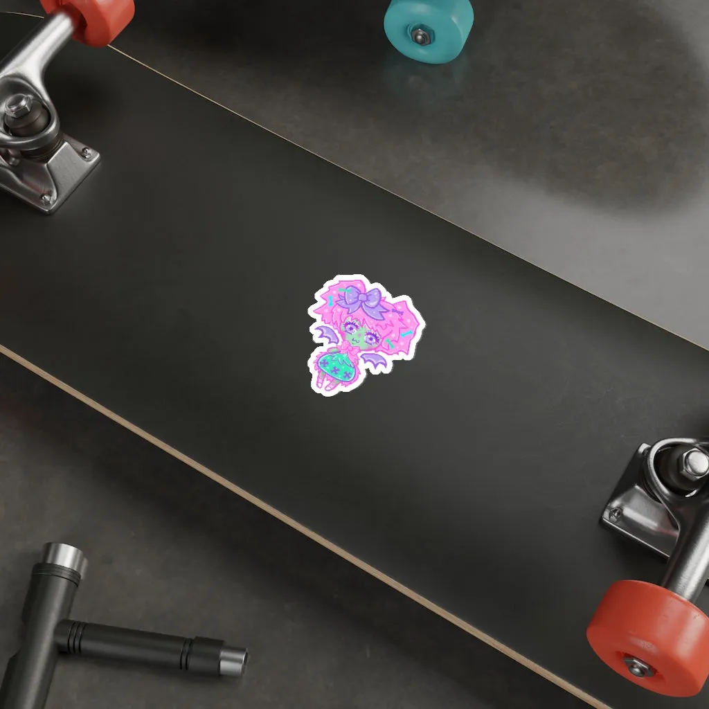 Kawaii Zombie Vinyl Die-Cut Sticker