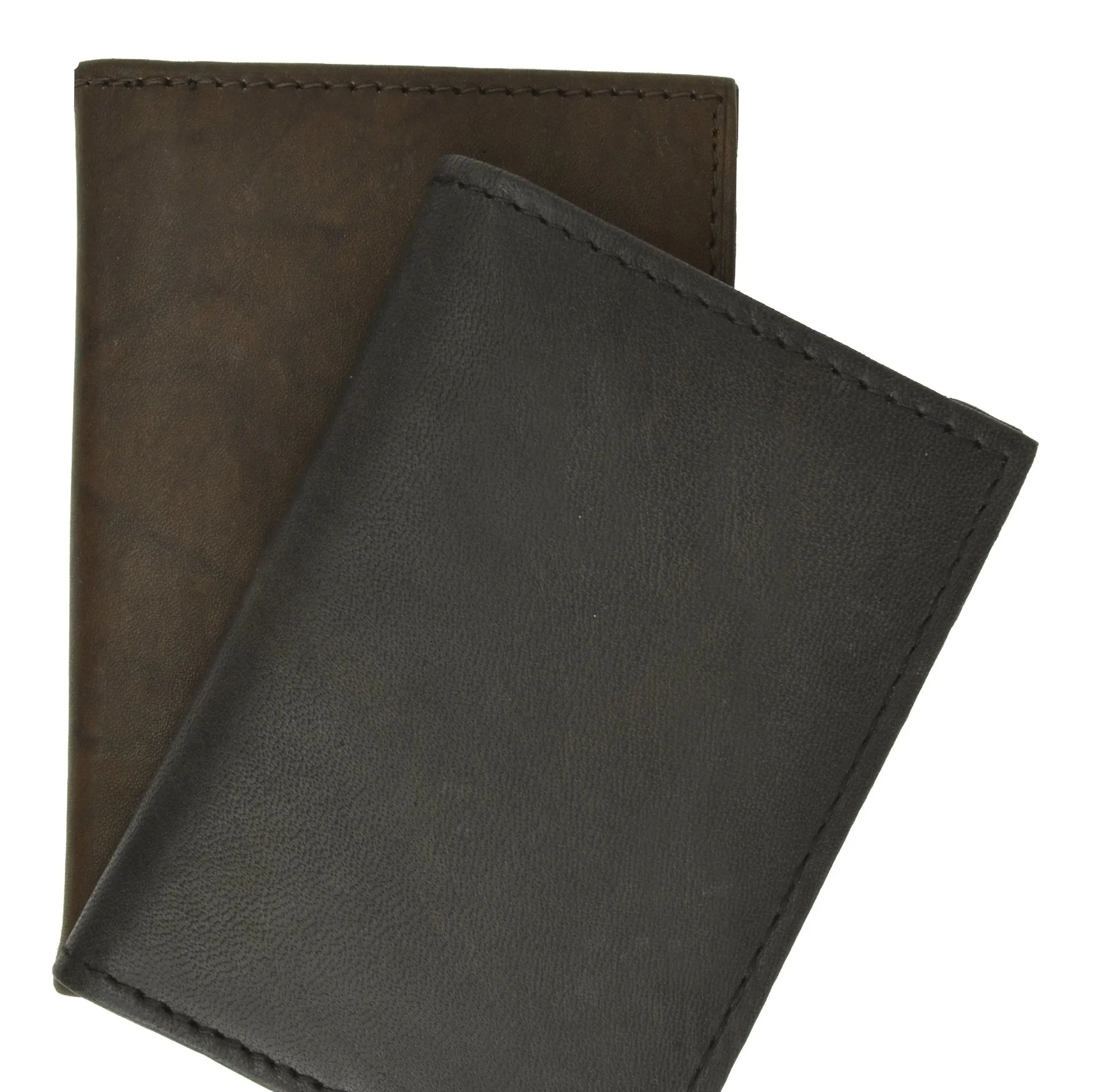 Leather Bifold Plastic Credit Card Inserts Holder 1570CF