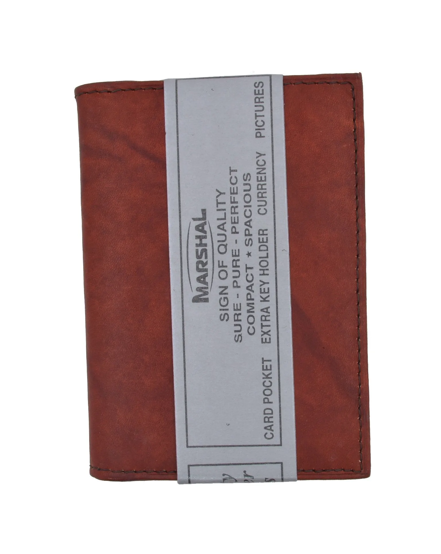 Leather Bifold Plastic Credit Card Inserts Holder 1570CF