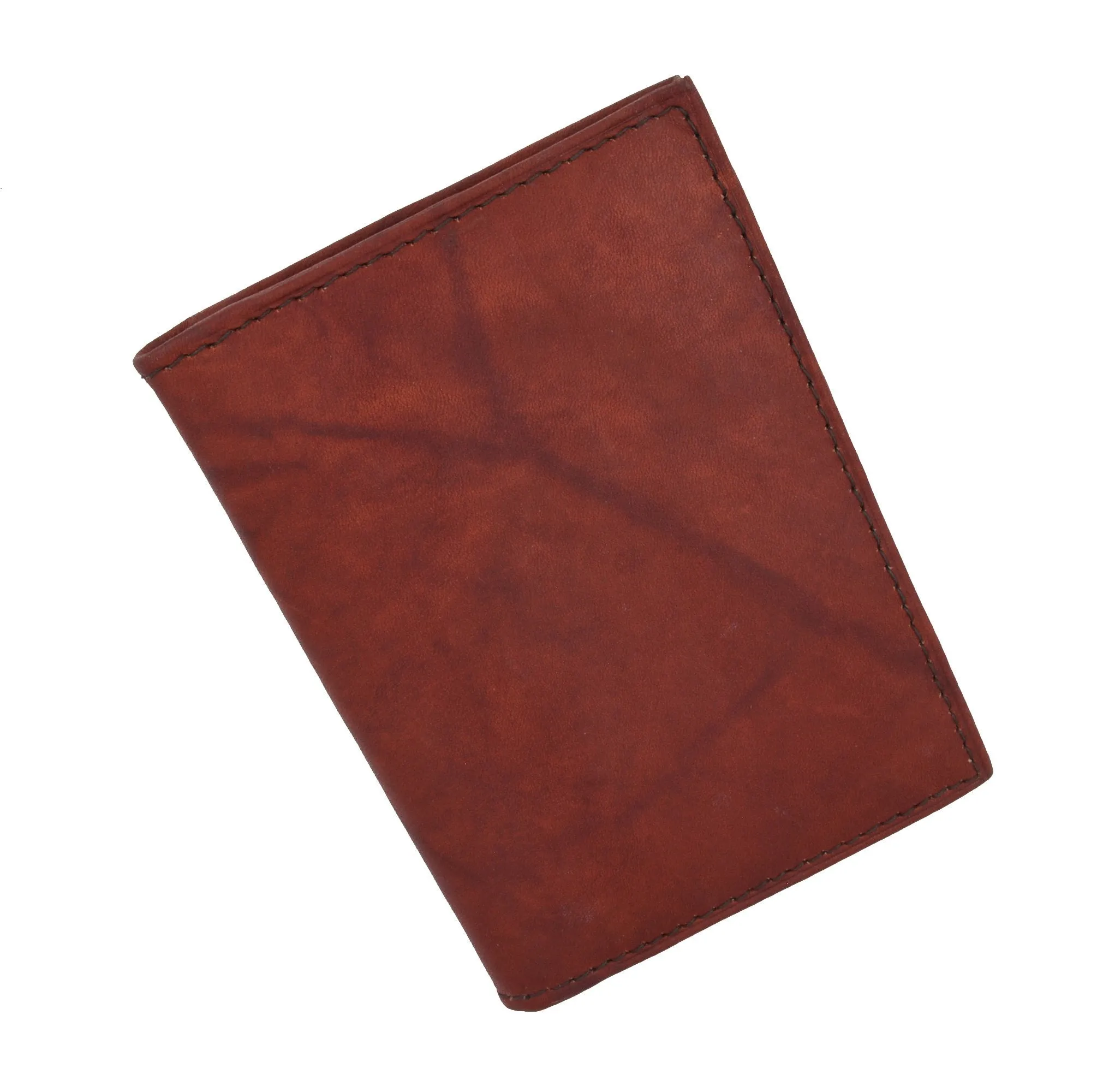 Leather Bifold Plastic Credit Card Inserts Holder 1570CF
