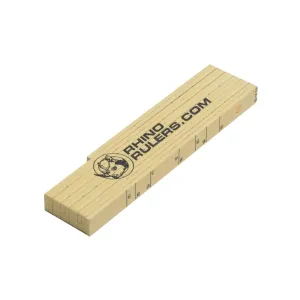 Marshalltown 16648 6' Folding Rule - Mason's Brick Spacing - Rhino Rulers