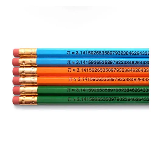 Math: The Number Pi - Inspirational Pencils