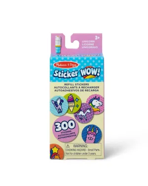 Melissa and Doug Sticker Wow Refill Stickers Unicorn