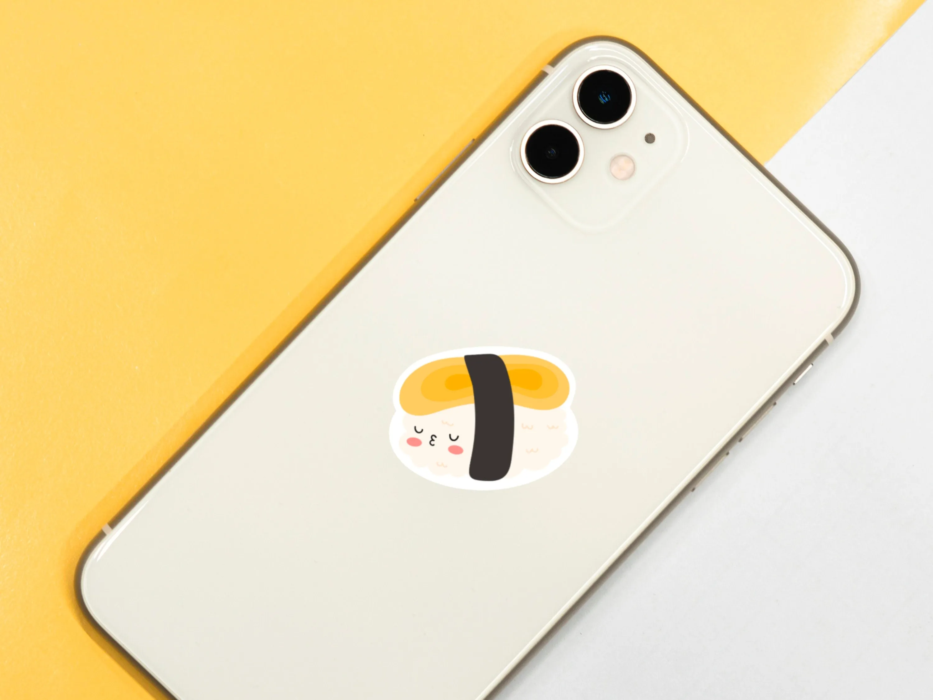 Mini Sushi Sticker Sheet Cute Sushi Seafood Cartoon Small Sticker