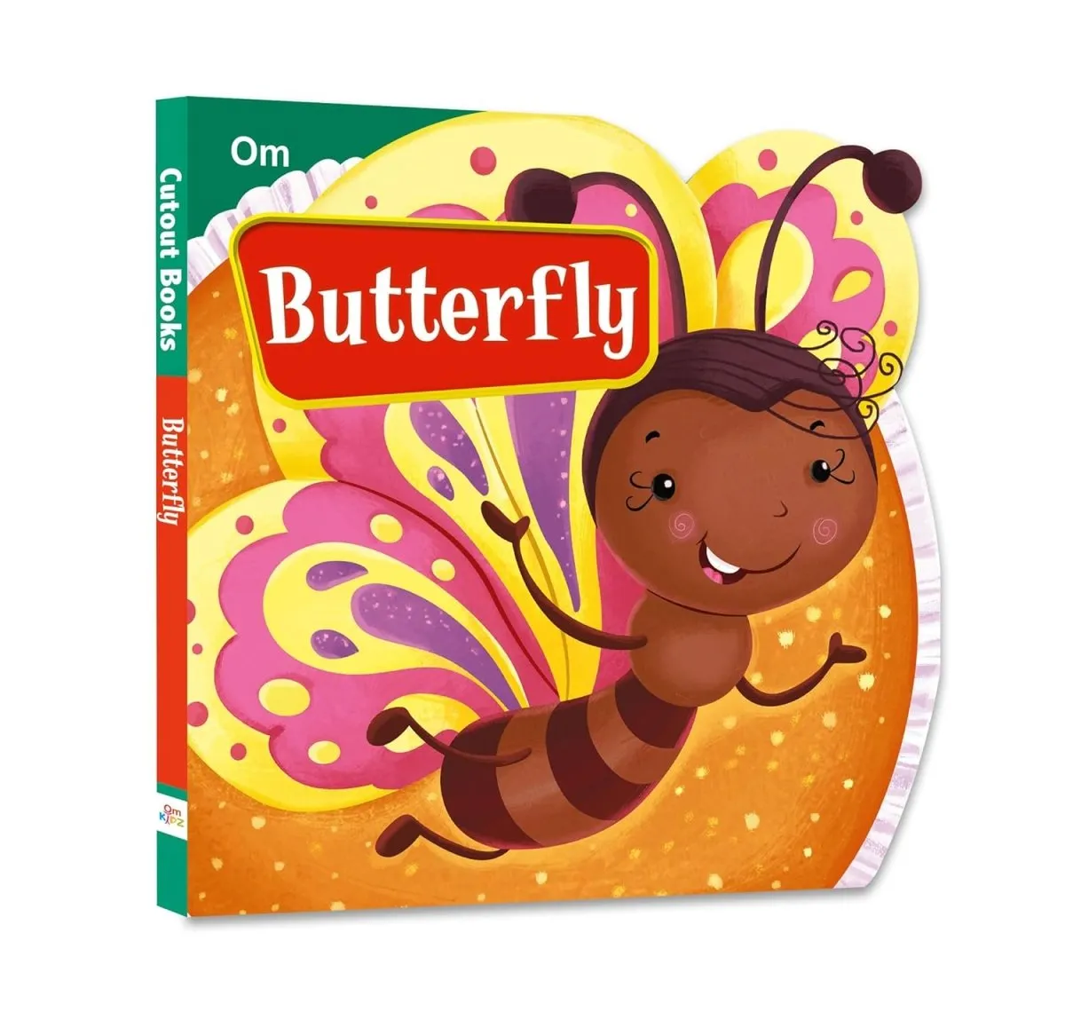 Om Books International Butterfly ( Animals and Birds )- Cutout Board Books