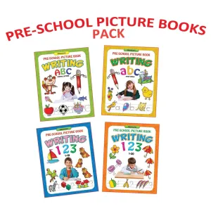 Pre- School Picture Books - Alphabet and Number Writing Pack